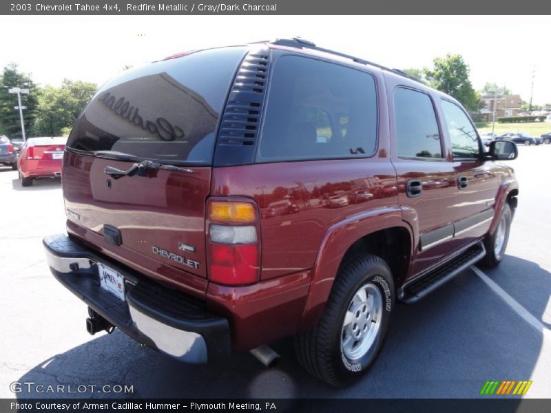 Redfire Metallic / Gray/Dark Charcoal 2003 Chevrolet Tahoe 4x4