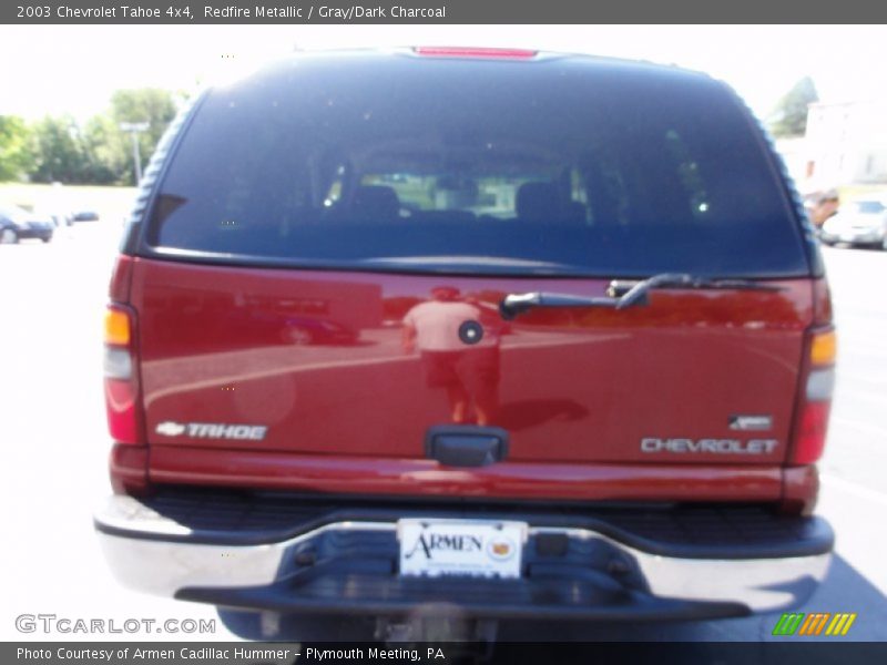 Redfire Metallic / Gray/Dark Charcoal 2003 Chevrolet Tahoe 4x4