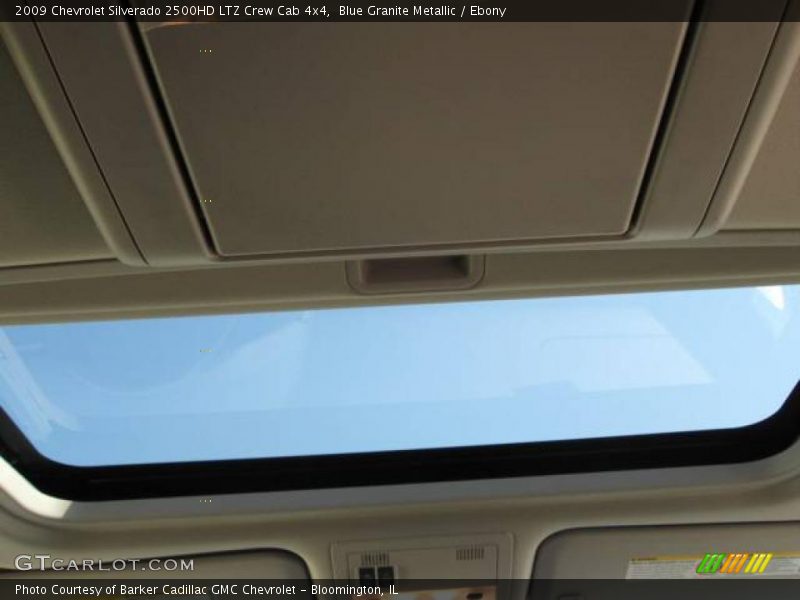 Blue Granite Metallic / Ebony 2009 Chevrolet Silverado 2500HD LTZ Crew Cab 4x4