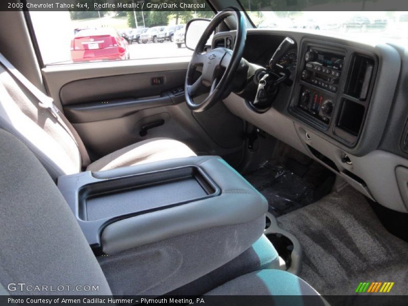 Redfire Metallic / Gray/Dark Charcoal 2003 Chevrolet Tahoe 4x4