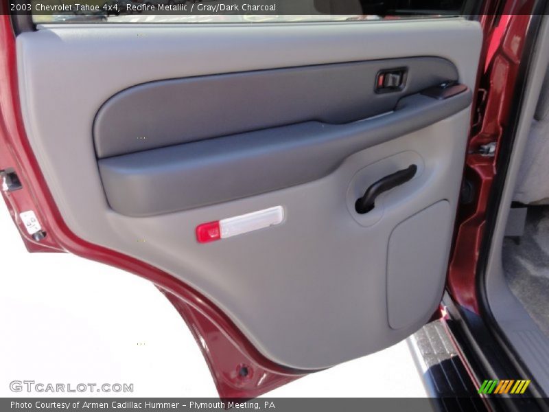 Redfire Metallic / Gray/Dark Charcoal 2003 Chevrolet Tahoe 4x4