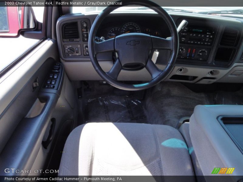 Redfire Metallic / Gray/Dark Charcoal 2003 Chevrolet Tahoe 4x4