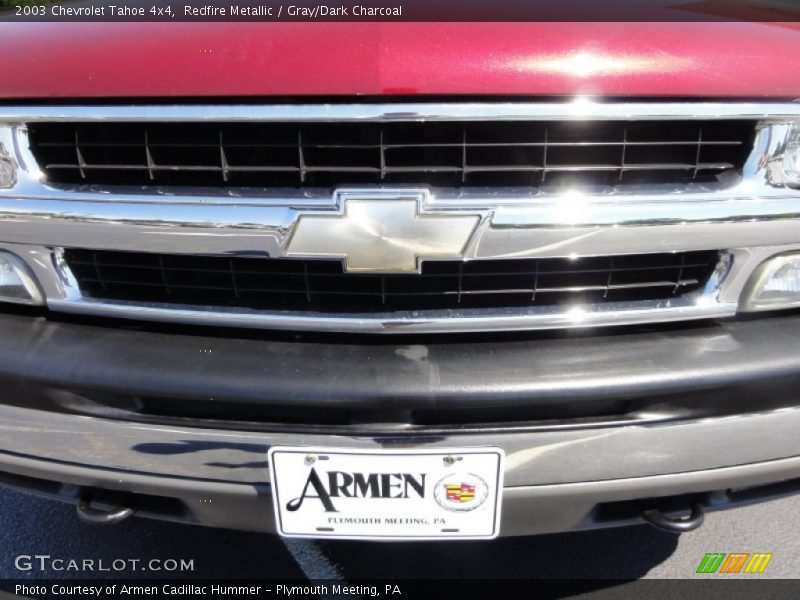Redfire Metallic / Gray/Dark Charcoal 2003 Chevrolet Tahoe 4x4