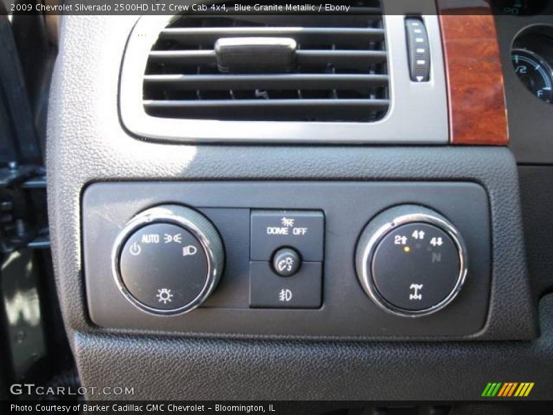 Blue Granite Metallic / Ebony 2009 Chevrolet Silverado 2500HD LTZ Crew Cab 4x4