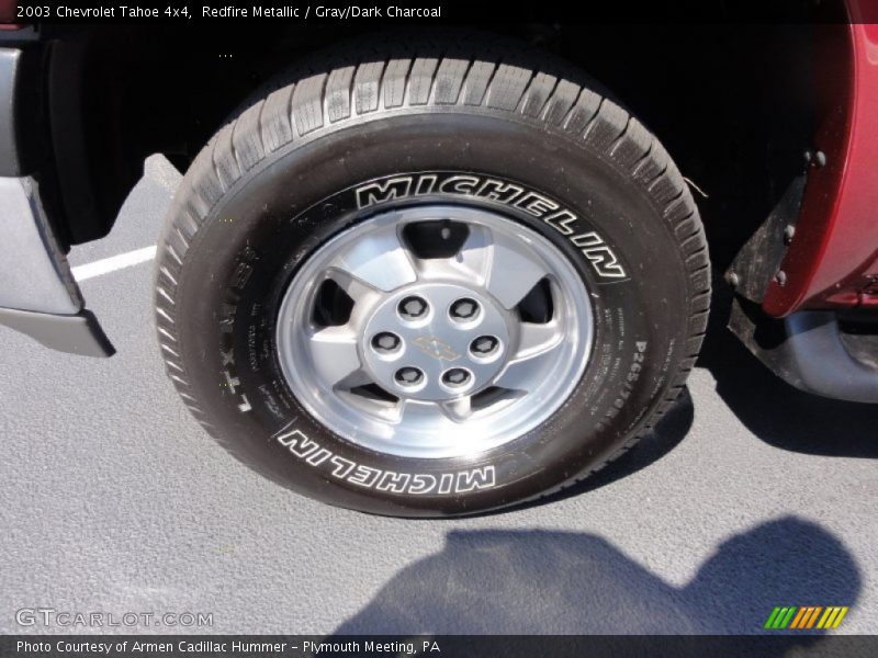 Redfire Metallic / Gray/Dark Charcoal 2003 Chevrolet Tahoe 4x4