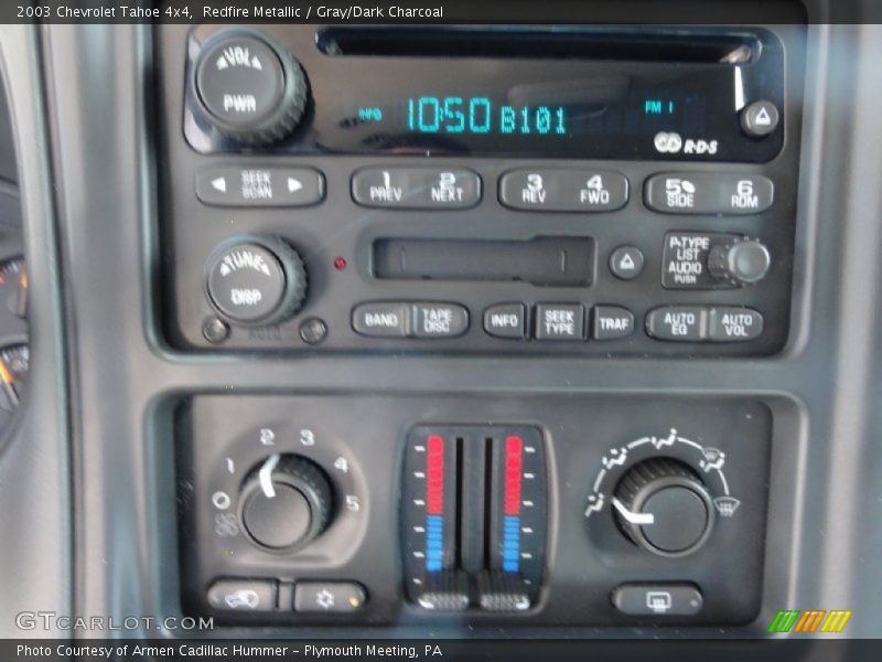 Redfire Metallic / Gray/Dark Charcoal 2003 Chevrolet Tahoe 4x4