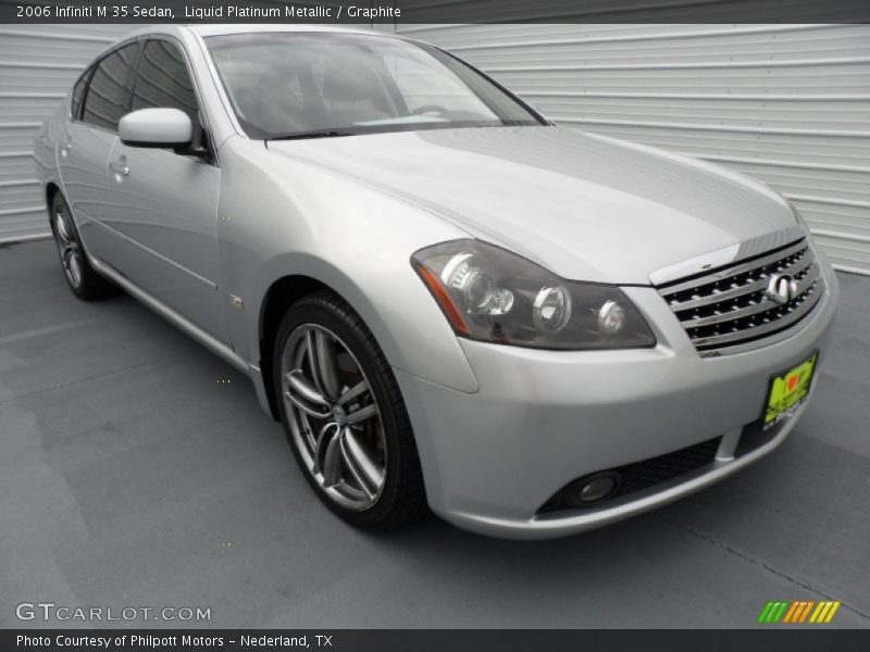 Liquid Platinum Metallic / Graphite 2006 Infiniti M 35 Sedan