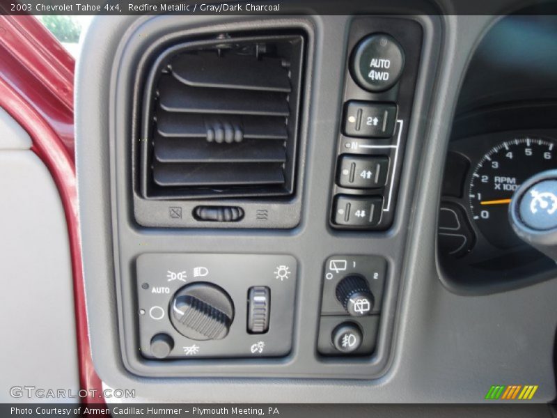 Redfire Metallic / Gray/Dark Charcoal 2003 Chevrolet Tahoe 4x4