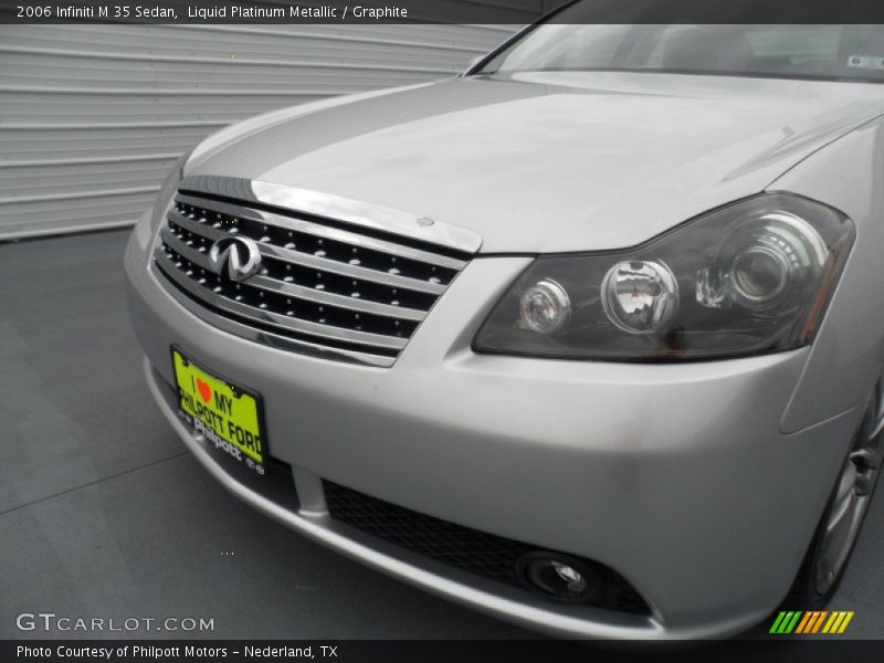 Liquid Platinum Metallic / Graphite 2006 Infiniti M 35 Sedan