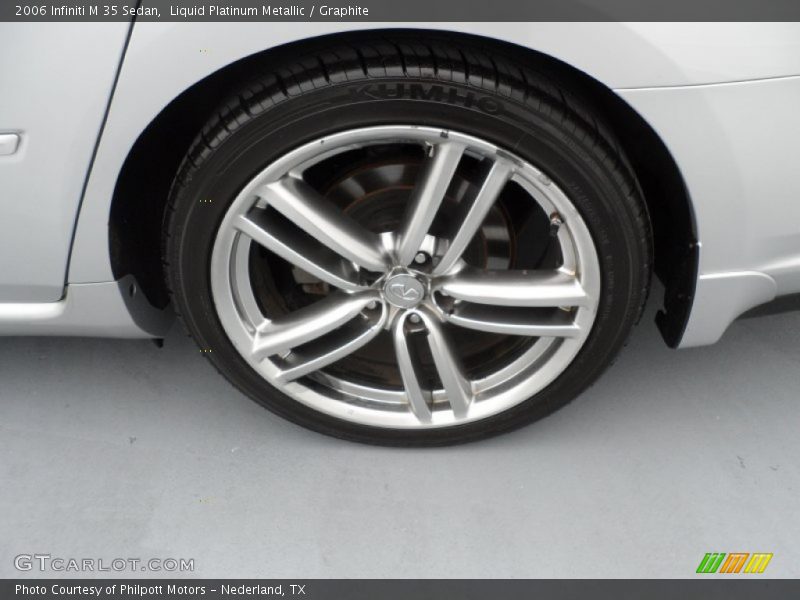 Liquid Platinum Metallic / Graphite 2006 Infiniti M 35 Sedan