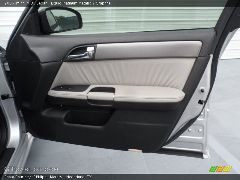 Liquid Platinum Metallic / Graphite 2006 Infiniti M 35 Sedan