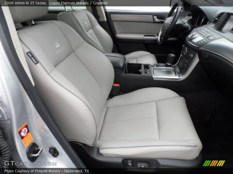 Liquid Platinum Metallic / Graphite 2006 Infiniti M 35 Sedan