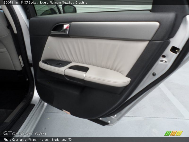 Liquid Platinum Metallic / Graphite 2006 Infiniti M 35 Sedan