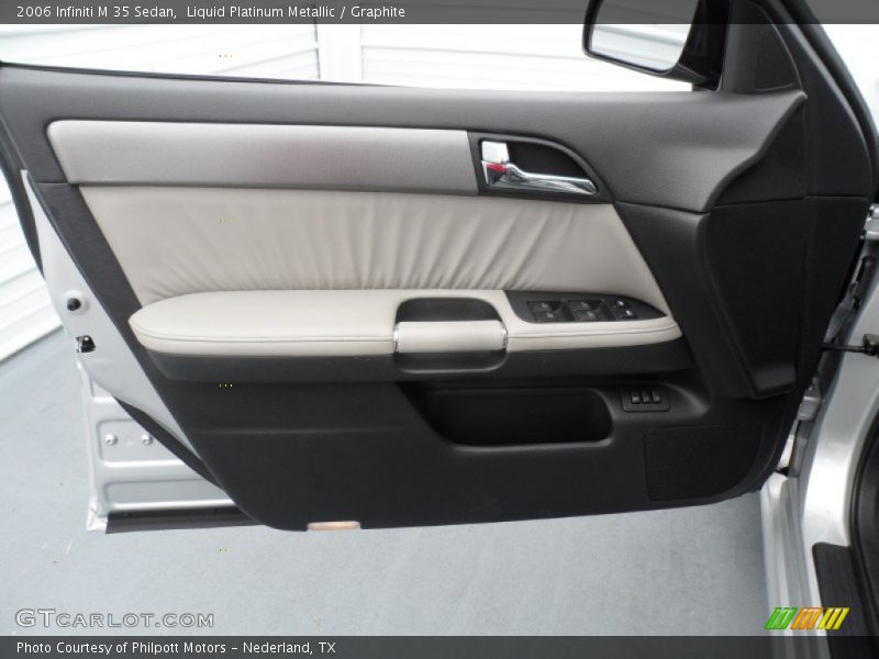Liquid Platinum Metallic / Graphite 2006 Infiniti M 35 Sedan