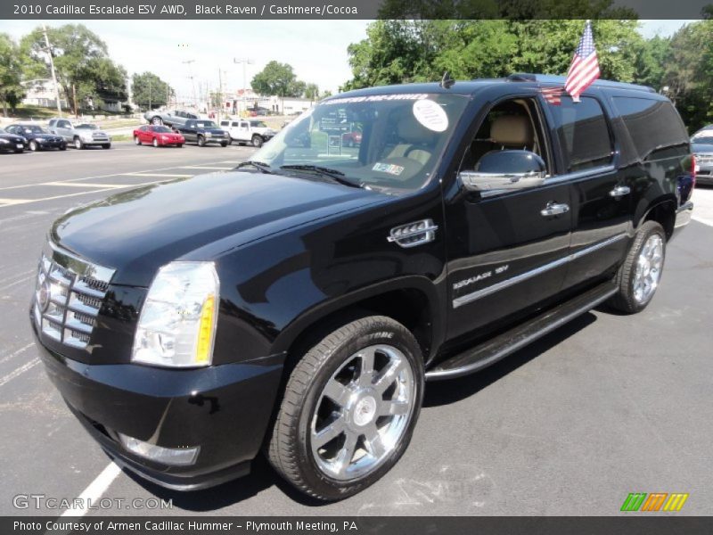 Black Raven / Cashmere/Cocoa 2010 Cadillac Escalade ESV AWD