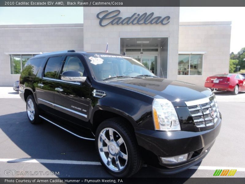 Black Raven / Cashmere/Cocoa 2010 Cadillac Escalade ESV AWD