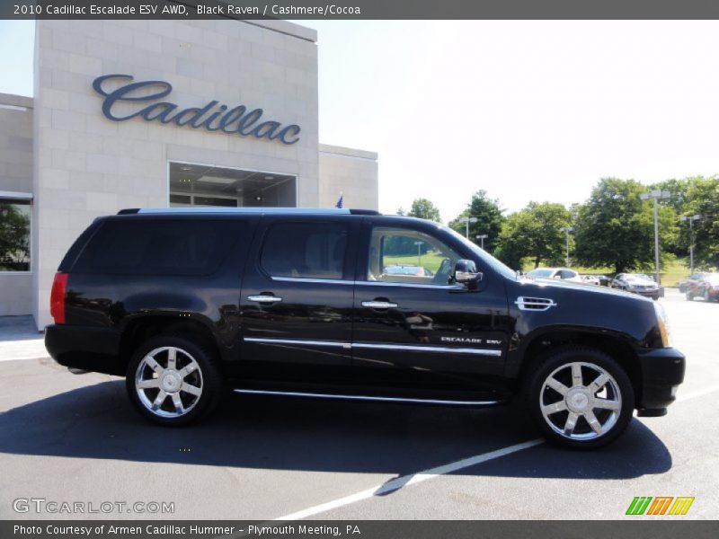 Black Raven / Cashmere/Cocoa 2010 Cadillac Escalade ESV AWD