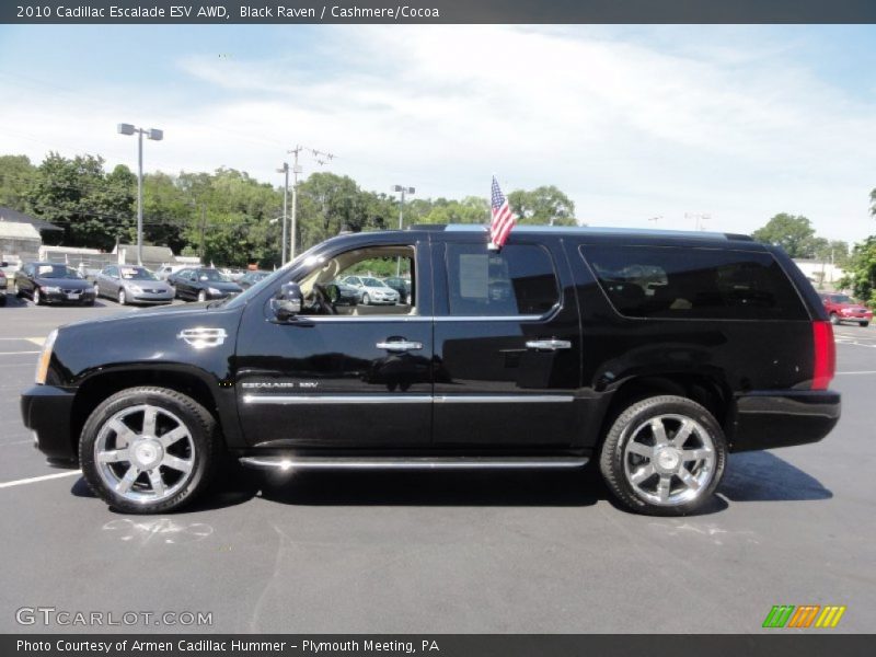 Black Raven / Cashmere/Cocoa 2010 Cadillac Escalade ESV AWD
