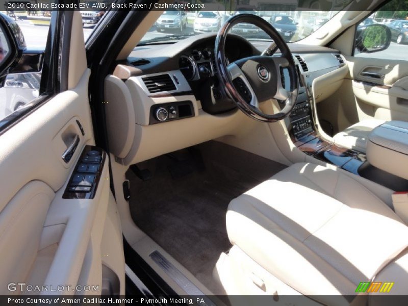 Black Raven / Cashmere/Cocoa 2010 Cadillac Escalade ESV AWD