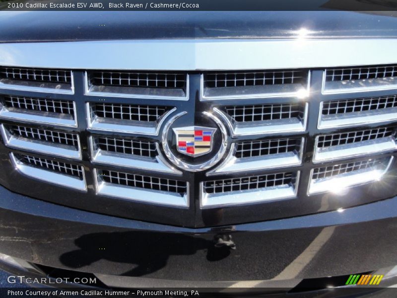 Black Raven / Cashmere/Cocoa 2010 Cadillac Escalade ESV AWD