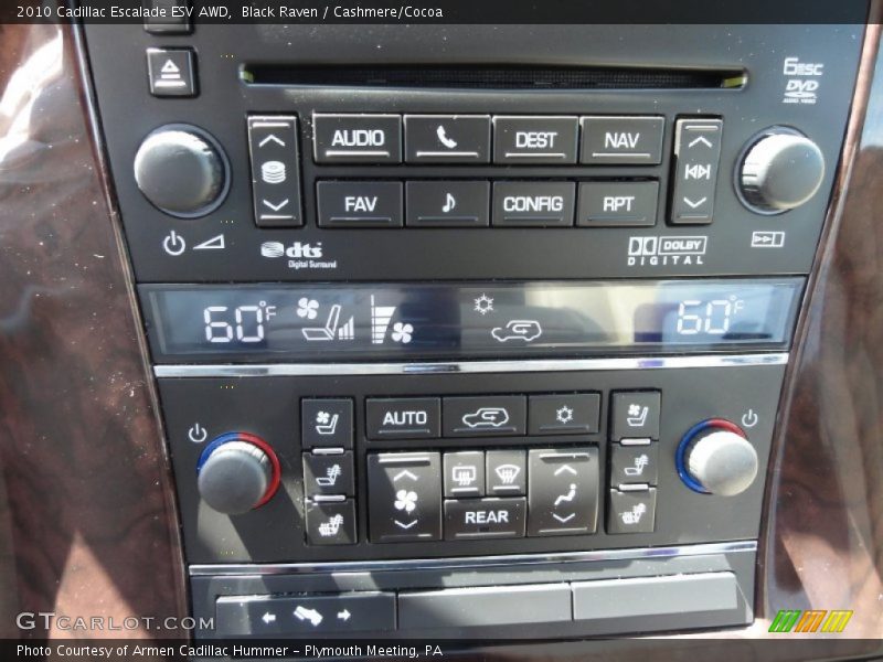 Black Raven / Cashmere/Cocoa 2010 Cadillac Escalade ESV AWD