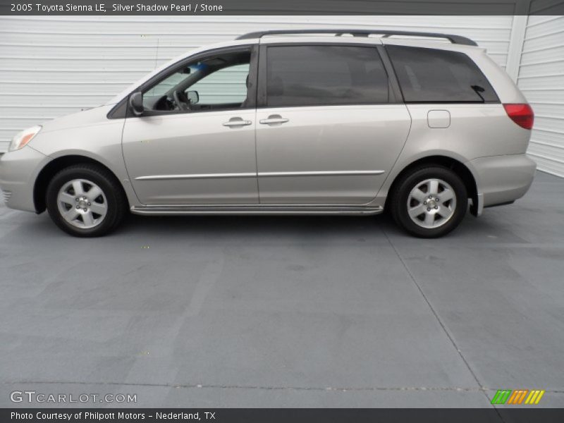 Silver Shadow Pearl / Stone 2005 Toyota Sienna LE