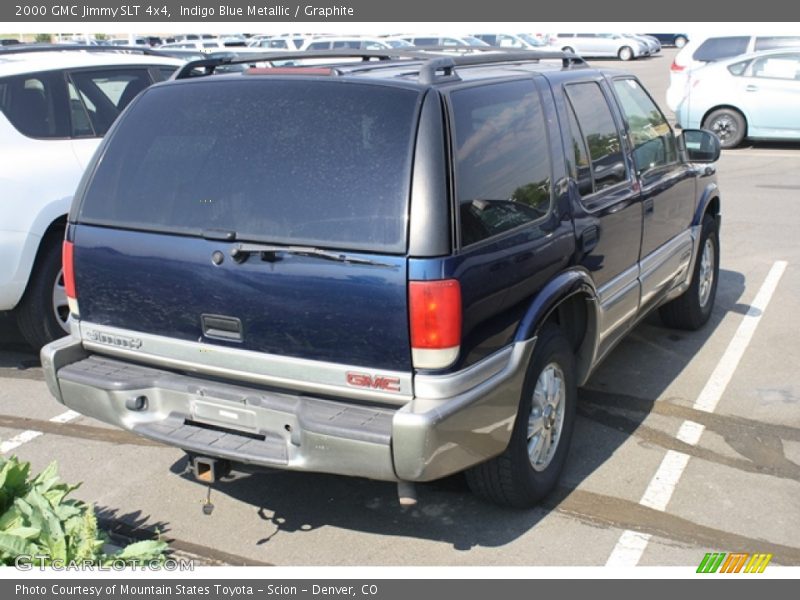 Indigo Blue Metallic / Graphite 2000 GMC Jimmy SLT 4x4