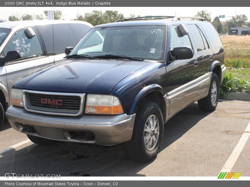 Indigo Blue Metallic / Graphite 2000 GMC Jimmy SLT 4x4