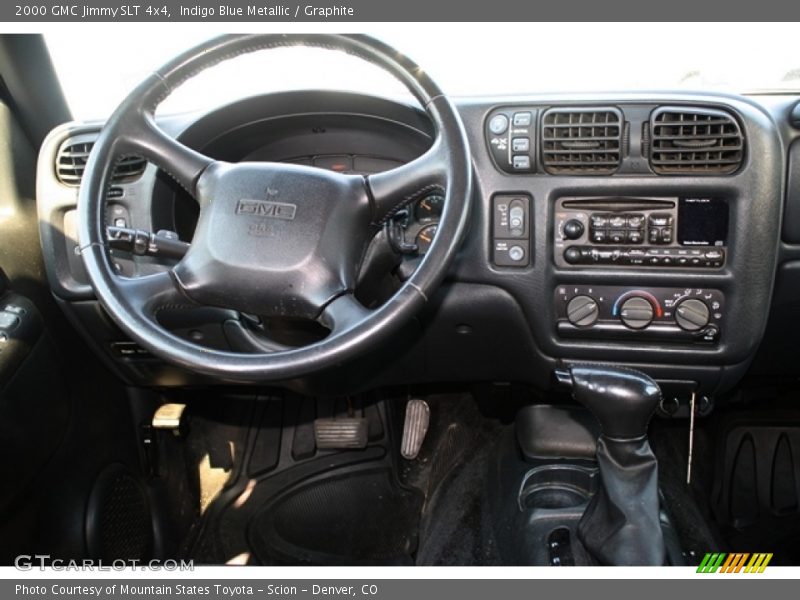 Indigo Blue Metallic / Graphite 2000 GMC Jimmy SLT 4x4