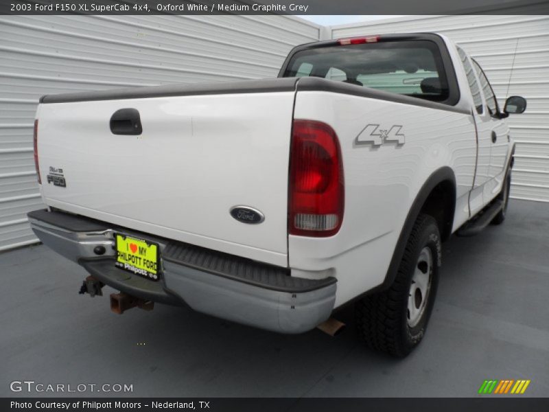Oxford White / Medium Graphite Grey 2003 Ford F150 XL SuperCab 4x4