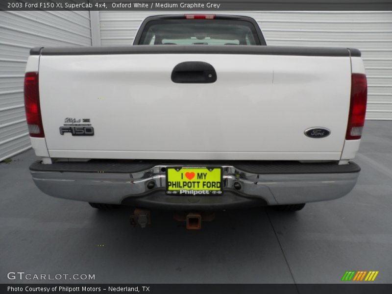 Oxford White / Medium Graphite Grey 2003 Ford F150 XL SuperCab 4x4
