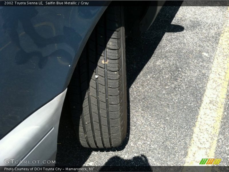 Sailfin Blue Metallic / Gray 2002 Toyota Sienna LE