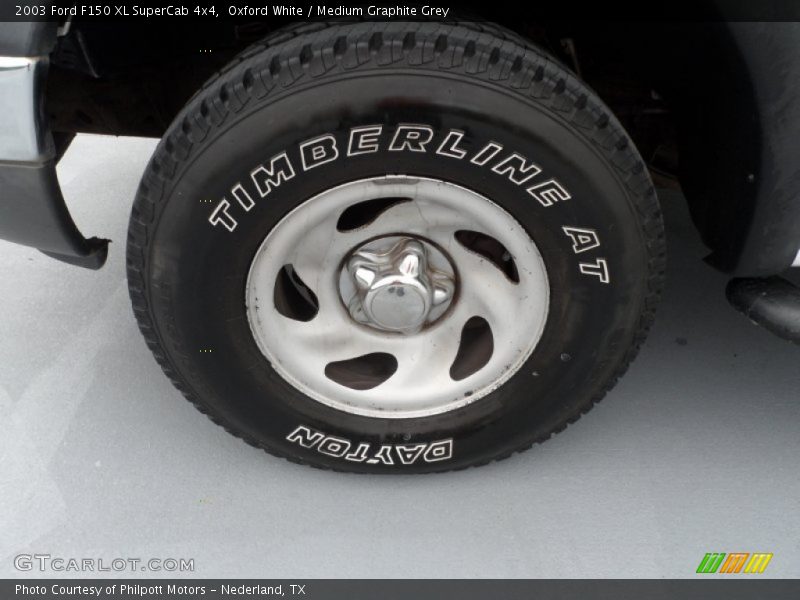 Oxford White / Medium Graphite Grey 2003 Ford F150 XL SuperCab 4x4