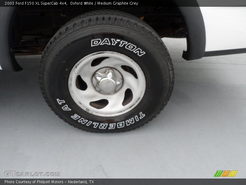 Oxford White / Medium Graphite Grey 2003 Ford F150 XL SuperCab 4x4