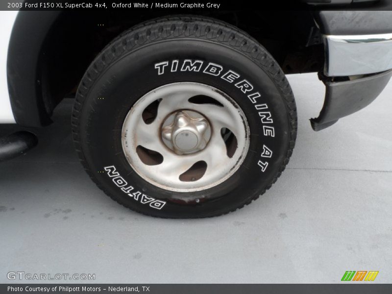 Oxford White / Medium Graphite Grey 2003 Ford F150 XL SuperCab 4x4