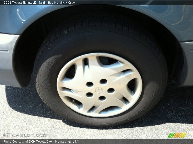 Sailfin Blue Metallic / Gray 2002 Toyota Sienna LE