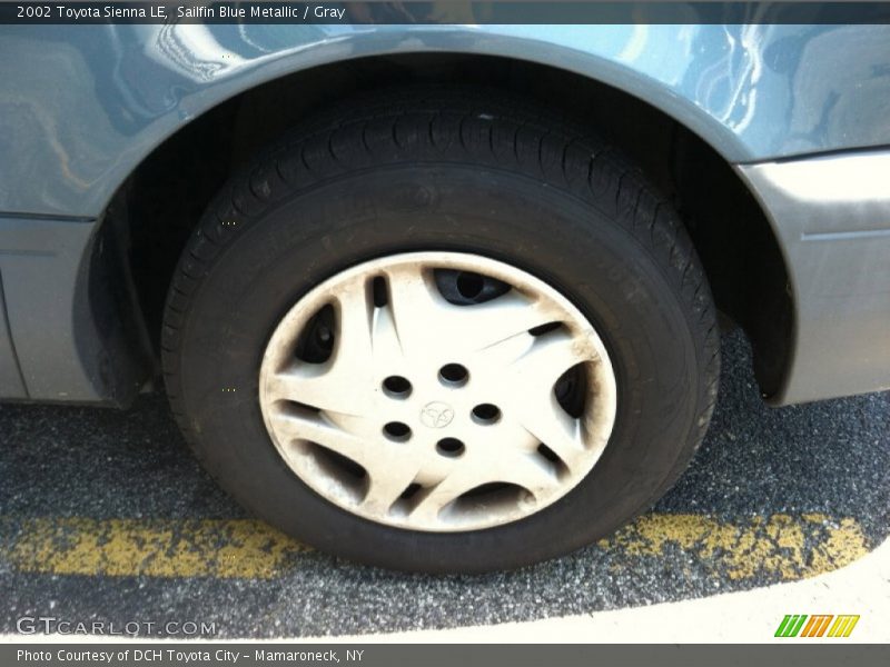 Sailfin Blue Metallic / Gray 2002 Toyota Sienna LE