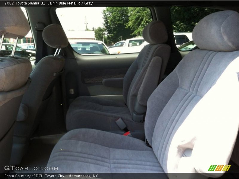 Sailfin Blue Metallic / Gray 2002 Toyota Sienna LE