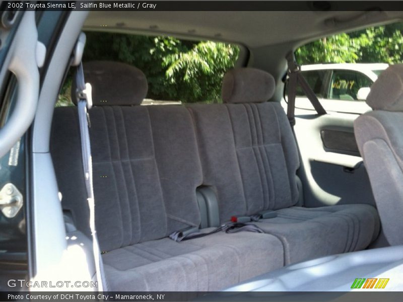 Sailfin Blue Metallic / Gray 2002 Toyota Sienna LE