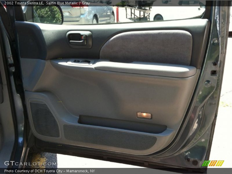Sailfin Blue Metallic / Gray 2002 Toyota Sienna LE
