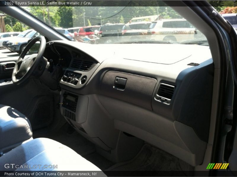 Sailfin Blue Metallic / Gray 2002 Toyota Sienna LE