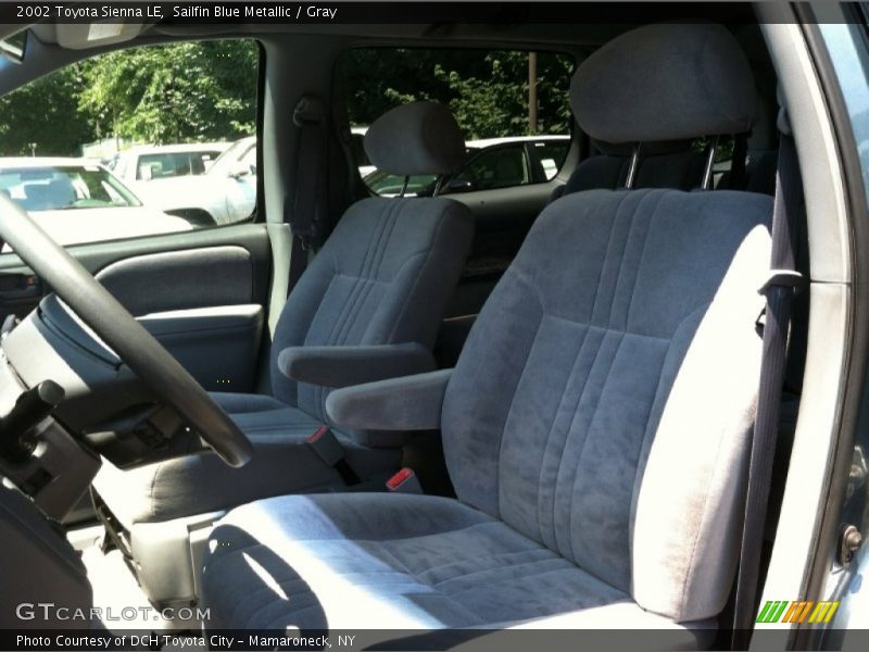 Sailfin Blue Metallic / Gray 2002 Toyota Sienna LE