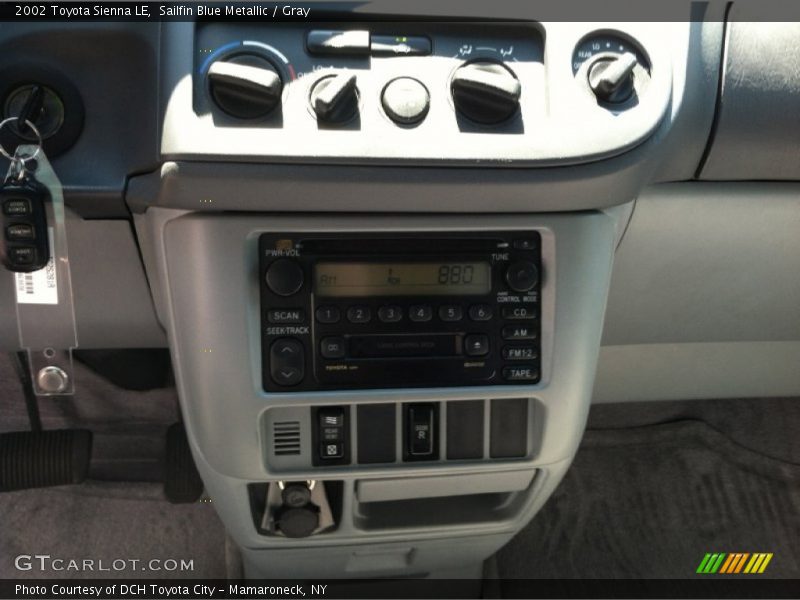 Sailfin Blue Metallic / Gray 2002 Toyota Sienna LE
