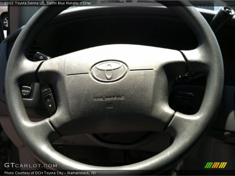Sailfin Blue Metallic / Gray 2002 Toyota Sienna LE