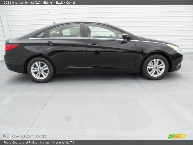 Midnight Black / Camel 2013 Hyundai Sonata GLS