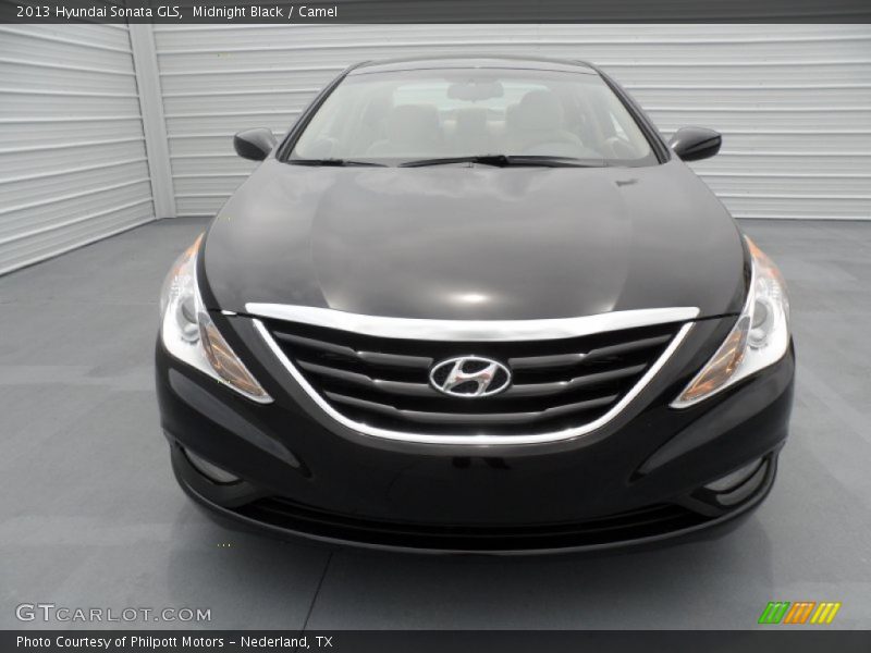Midnight Black / Camel 2013 Hyundai Sonata GLS