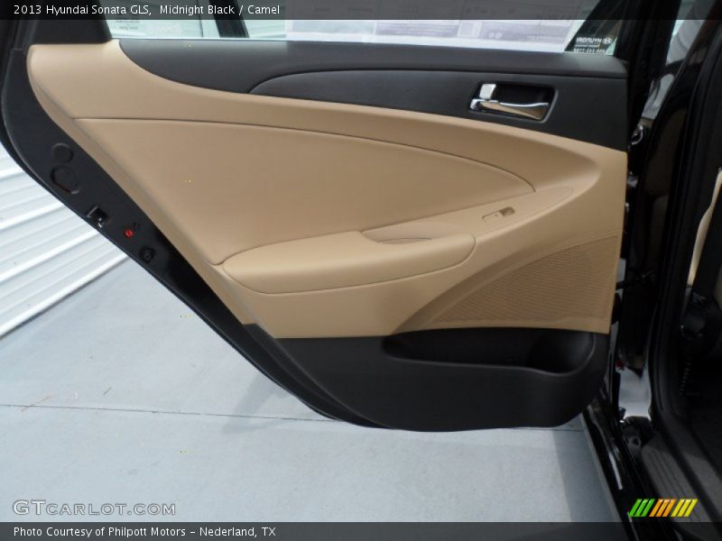 Midnight Black / Camel 2013 Hyundai Sonata GLS