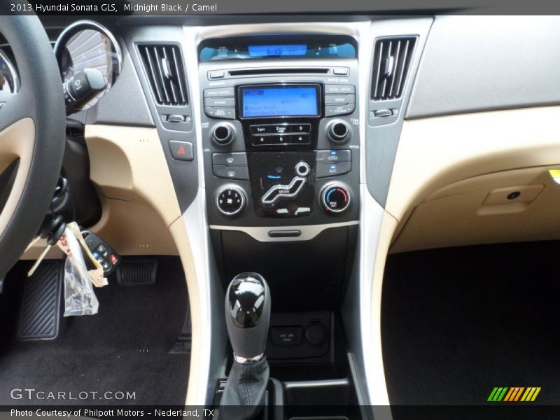 Midnight Black / Camel 2013 Hyundai Sonata GLS