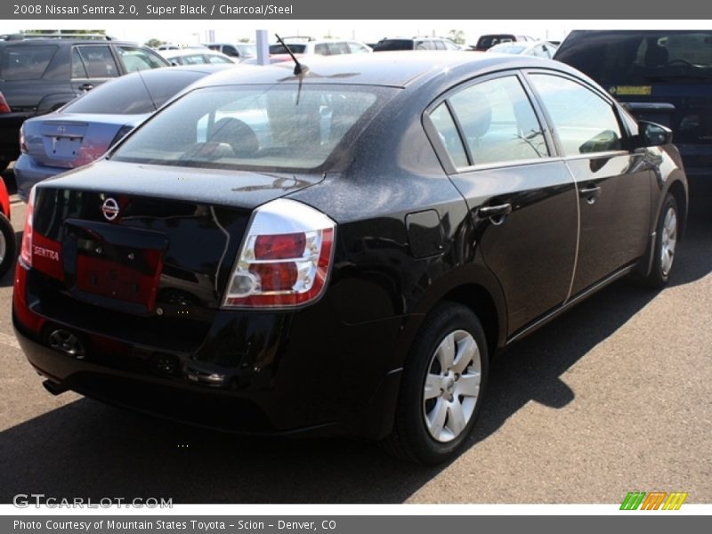Super Black / Charcoal/Steel 2008 Nissan Sentra 2.0