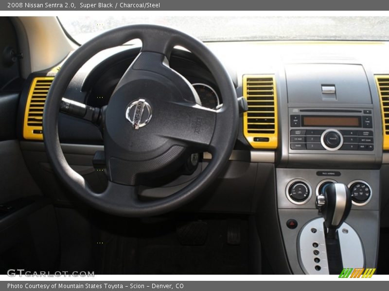 Super Black / Charcoal/Steel 2008 Nissan Sentra 2.0